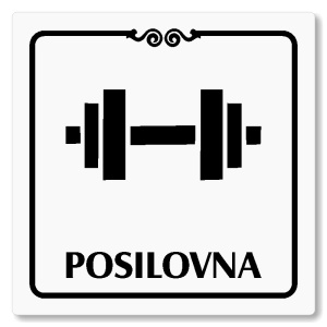 Posilovna, 148x148mm, bílá, Texas